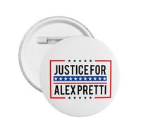 Badges ronds « Justice pour Alex » et épinglettes pour hommes et femmes
