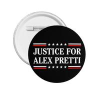 Badges ronds « Justice pour Alex » et épinglettes pour hommes et femmes