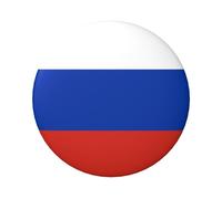 Badges ronds légers, drapeaux russes, 6 cm (Diameter)