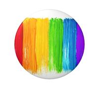 Badges ronds légers, insignes colorés de peinture, 6 cm (Diameter)