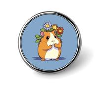 Badges souriants décoratifs, ronds en alliage d'aluminium durable, broche légère pour chemises, vestes, chapeaux, uniformes - 2,5 cm