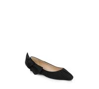 Badgley Mischka Ballerines plates Valyn pour femme, noir, 36-37 EU