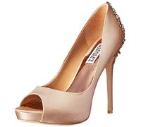 Badgley Mischka Kiara Donna US 7 Beige Tacchi Alti