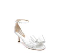 Badgley Mischka Sandales à talons Alysha pour femme, Blanc clair, 38.5 EU