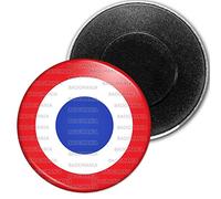 Badgmania Magnet Aimant 5.9 cm Cocarde France Tricolore Bleu Blanc Rouge