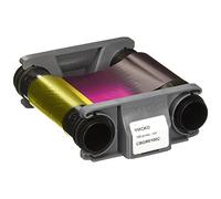 Badgy - couleur (cyan, magenta, jaune, noir, transparent) - cassette à ruban d'impression