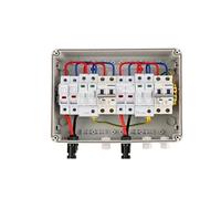 BADIKA Coffret de Combinaison photovoltaïque avec Protection 2 entrées 2 Sorties DC 600 V MCB SPD 1000 V Boîte à fusibles IP65(DC Fuse 15A)