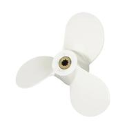 BADIKA hélice du Moteur for hélice Hors-Bord 4HP 5HP 7 1/2x7 Moteur de Bateau 9 cannelures vis en Alliage d'aluminium Moteur Marin 3 pales 4A/5C/F4A