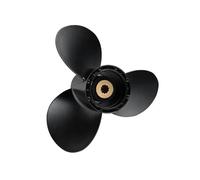 BADIKA hélice du Moteur Hélice Hors-Bord 9 1/4X10 58100-93733-019 for Moteur 8 9.9 15 20 H.p hélice en Alliage d'aluminium 3 pales 10 Rotation Marine