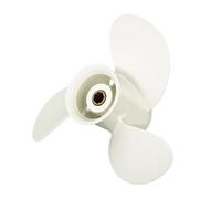 BADIKA hélice du Moteur Hélice Hors-Bord for Bateau 6HP 8HP, 8 1/2x7 1/2, 7 Teech, vis en Alliage d'aluminium, Moteur Marin à 3 pales