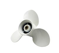 BADIKA hélice du Moteur Hélice Hors-Bord for Moteur de Bateau 9,9 CV, 15 CV, 20 CV, 9 1/4x11, vis en Alliage d'aluminium, 3 Lames, 8 cannelures, Moteur Marin de Bateau