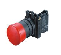 BADIKA Lot de 2 interrupteurs à Bouton-Poussoir d'arrêt d'urgence à tête Champignon XB5-AC442, Interrupteur momentané à Ressort de Rappel XB5-AC241 XB5-AC341(Green,2NO)