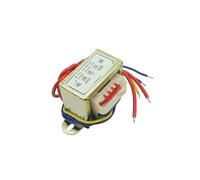 BADIKA Transformateur de Puissance EI Transformateur de Puissance EI4120-5W DB-5VA 220V à 15V × 2 Double 15V 15V-0-15V