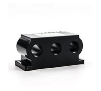 BADIKA transmetteur de Courant Transducteur de Courant triphasé à Noyau divisé numérique 400a avec Sortie 4-20ma, diamètre 20 mm, Alimentation 24 Vcc(3 Phase 0-10A AC,4-20mA)