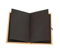 Badiman Album Photo Fait Main en Papier Un Livre Photo et Organisateur de Photos avec Fermeture à Lien Un Journal de Mémoire pour Famille et Cadeaux, Petit