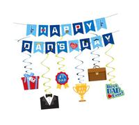 Badiman Bannière « Joyeuse Fête Des Pères » pour Décoration Murale, Bureau, Vacances