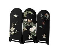 Badiman Paravent de Bureau Pliable, Panneau de Confidentialité d'art Chinois pour La Décoration du Bureau à Domicile, 24x20cm