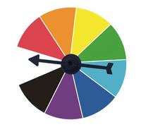 Badiman Roue de Fortune Murale Compacte pour Rassemblements, Style A