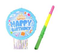 Badiman Tirez String Pinata Creative Confetti Paper avec Stick For Kids Holiday Boys