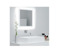 Badkamerspiegel LED 40x8,5x37 cm acryl wit804908