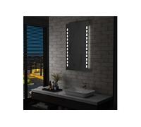 vidaXL Miroir mural à LED pour salle de bains 60x100 cm