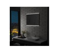 Badkamerspiegel LED met aanraaksensor 80x60 cm144733