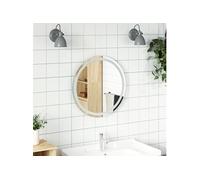 vidaXL Miroir de salle de bain à LED 60 cm rond