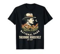 Badlands à Bisons d'époque du Parc National Theodore Roosevelt T-Shirt
