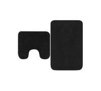 Badmattenset stof antraciet 2-delig133229