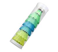 Badminton Bird - Lot de 6 raquettes de badminton pour débutants - Balles de printemps stables et durables - Pour exercices de badminton - Pour les amateurs de badminton