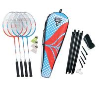 Badminton Ensemble de Jeu Enfants Adultes Quatre Raquette Réseau Balle Sport