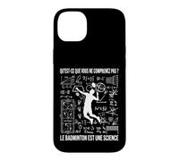 Badminton Joueur de Badminton Bad ne comprenez Pas Drôle Coque pour iPhone 14 Plus
