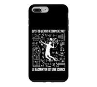 Badminton Joueur de Badminton Bad ne comprenez Pas Drôle Coque pour iPhone 7 Plus/8 Plus