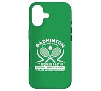 Badminton Like Ballet Control Strength Mind Citation Coque pour iPhone 17