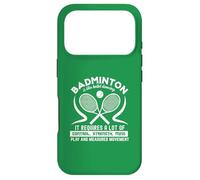 Badminton Like Ballet Control Strength Mind Citation Coque pour iPhone 17 Pro