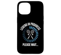 Badminton Loading Bar Legend in Progress Please Wait Coque pour iPhone 15