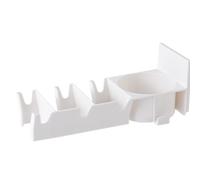 Badminton Racket Organizer Stand - Wall Mounted Storage Rack, Multi Sport Equipment Display System, Sturdy Durable Build, Space Efficient Design | Tennis Rackets, Table Storage, Home Gym Organization