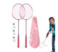 Badminton Racket Set - Badminton Racquet Not Easy To Break | Badmintons Rackets With Sweat Absorbency For Practise Leisure Play Newbie Professional Player
