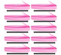Badminton Racket Surgrip Perfoated Scoliness Sparfofroping Antiskid Sweat Band Grip Tap pour Le Tennis Fishing Points PU Eva Matériau 44.1x1in 10 Pack (Type 2)