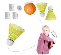 Badminton Rebound Trainer, 3pcs Intérieur Badminton Set, outil d'auto-formation brillant Badminton Single Training Kit portable Badminton Portable Badminton pour les enfants et l'adulte (Style 1)