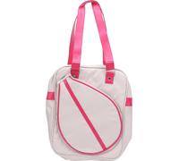 Badminton -sac à bandoulière Séparation sèche humide nylon imperméable grande capacité raquette avec ordinateur portable -compartiment blanc