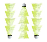 Badminton Shuttle 12 pièces Raquette Équipement Sport | Balles de badminton professionnelles en nylon pour baseball, softball, frappe, entraînement débutants, famille, extérieur