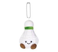Badminton Shuttlecock Plush Toy - Plush Keychain Doll | Plushes Keychain | Cute Badminton Plushes Stuffed Keychains | Small Novelty Keyring Cartoon Key Chain Soft Bag Charm for Women Men Kids
