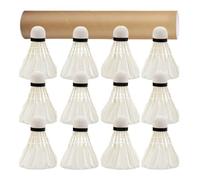 Badminton Spring Balls - C'est 12 Balles De Printemps De Badminton | 12 Pièces Leader De L'oie | Équipement Sportif Extérieur Portable, Balles D'entraînement À Grande Vitesse Pour L'intérieur, Le Camp