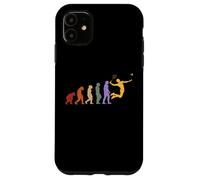 Badminton Volant de badminton pour homme Motif battements de cœur Coque pour iPhone 11