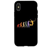 Badminton Volant de badminton pour homme Motif battements de cœur Coque pour iPhone X/XS
