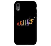Badminton Volant de badminton pour homme Motif battements de cœur Coque pour iPhone XR