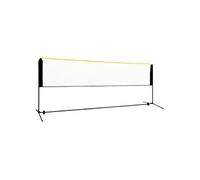 vidaXL Badmintonnet verstelbaar 400x103x94-158 cm metaal93368 Inox G