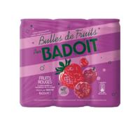 BADOIT bulles de fruits fruits rouges pack 6x33cl