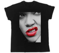 Badon Rihanna Lips Unisex Mens T-Shirt Size 3XL